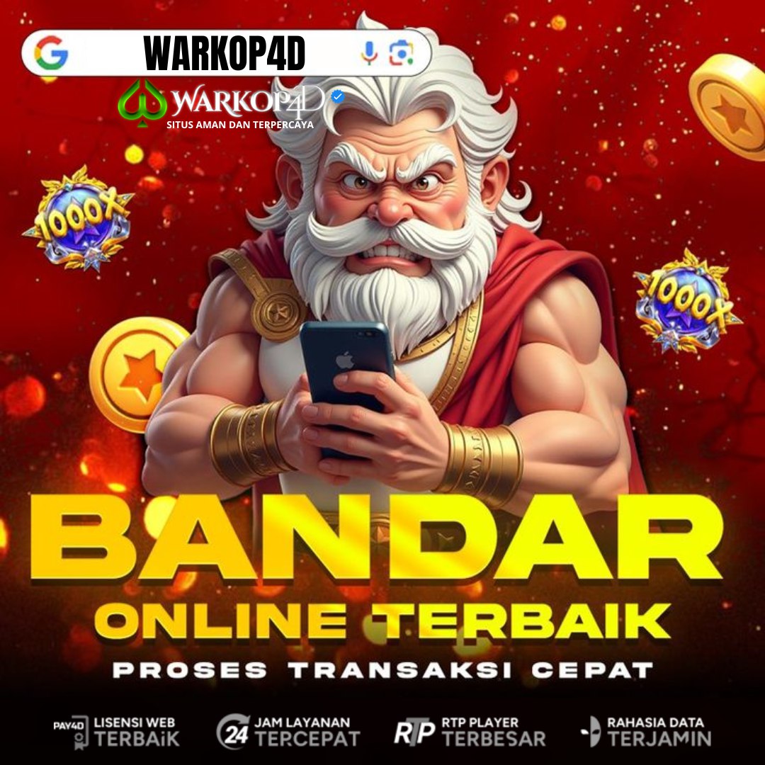 WARKOP4D: Daftar di Sini! Bandar Online Terbaik, Transaksi Tanpa Drama